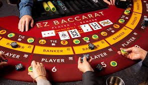 Meja Live Baccarat di gbohoki108 menampilkan dealer dan layar hasil permainan